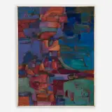 Luella Vaccaro, Untitled, circa 1960s, Oil on canvas