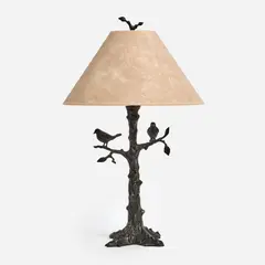 Tom Corbin, Arbre table lamp, Patinated bronze