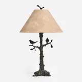 Tom Corbin, Arbre table lamp, Patinated bronze