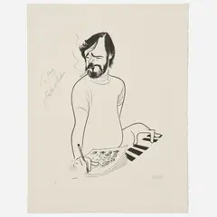 Al Hirschfeld, Stephen Sondheim, 1999, Lithograph on paper