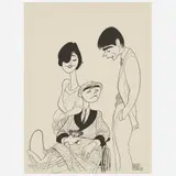 Al Hirschfeld, Brideshead Revisited, Lithograph on paper