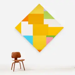 Under the Sun (Theme to the West #24) by Nick Vaccaro, 1989, Acrylic on canvas, sold Aug 2024