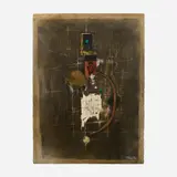 Johnny Friedlaender, Untitled abstract composition, 1968, Color etching and aquatint on paper
