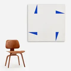 Untitled (Chevrolet Deconstruction) by Nick Vaccaro, 1967, Acrylic on canvas, sold Aug 2024