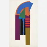 Budd Hopkins, Guardian X, 1979, Serigraph on paper
