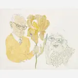 Elizabeth "Grandma" Layton, Iris, 1985, Color lithograph on paper