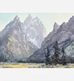 Bill Freeman, Majic Peaks, circa 1990s, Oil on canvas