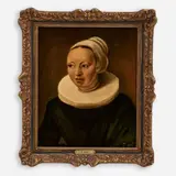 Edgar Kooi, Study of 'The Wife of Nicolas Berghem', circa mid-20th c., Oil on board