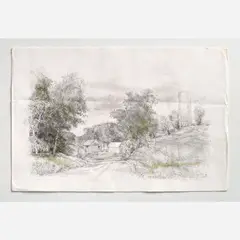 Robert Sudlow, Larken's Place, 1984, Lithograph on paper
