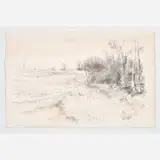 Robert Sudlow, Laura's Woods, 1981, Lithograph on paper
