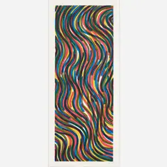 Sol LeWitt, Curvy Brushstrokes II, 1997, Color etching
