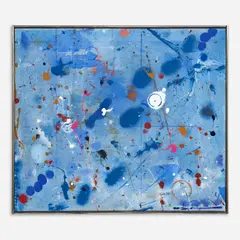 Ronald Slowinski, Untitled (Hopi Flower series), 1976, Acrylic on canvas