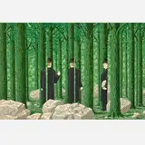 Ma Mere l’Oye (from Les Enfants Trouves) by René Magritte, 1968, Color lithograph on paper, sold Feb 2024