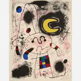 Joan Miró, Miro Recent Paintings, 1953, Color lithograph on paper