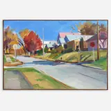 Marleen Stein Gold, Francis at 46th, 1981, Oil on canvas