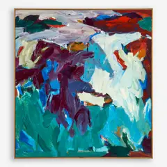 Once, circa 1960s by Luella Vaccaro, Oil on canvas, sold Feb 2024