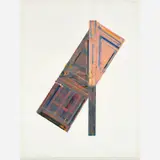 Warren Rosser, Avebury Swing No. 1, 1981, Color lithograph on paper