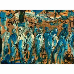 Pascal Cucaro, Untitled, circa 1960s, Oil