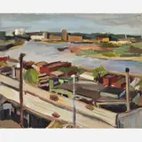 Marleen Stein Gold, View from Quality Hill, circa late 1970s-early 1980s, Oil on canvas