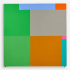 Nick Vaccaro, Theme to the West #13 (Four Corners), 1989, Acrylic on canvas