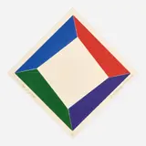 Nick Vaccaro, To a Trap Lozenge, 1969 Color relief on BFK Rives paper 15 1/2" x 15 1/2" (image), 21 1/2" x 26" (sheet), Pencil