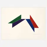 Nick Vaccaro, To a Trap XII, 1969 Color relief on BFK Rives paper 22" x 30" (sheet), Pencil