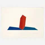 Nick Vaccaro, To a Trap VIII, 1969 Color relief on BFK Rives paper 22" x 30" (sheet), Pencil