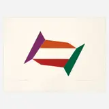 Nick Vaccaro, To a Trap XIII, 1969 Color relief on BFK Rives paper 22" x 30" (sheet), Pencil
