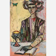 Mina Conant, Scholar Prince, 1960, Oil
