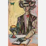 Mina Conant, Scholar Prince, 1960, Oil
