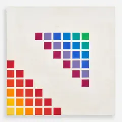 Untitled by Nick Vaccaro, 1968, Acrylic on canvas, sold Feb 2024