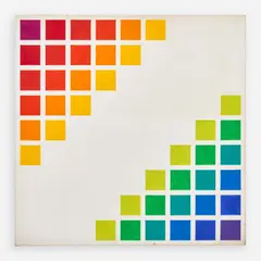 Untitled by Nick Vaccaro, 1968, Acrylic on canvas, sold Feb 2024