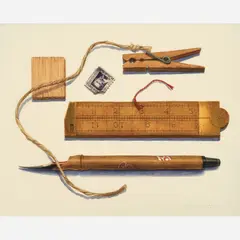 Barbara Roberts, Stamp & Other Small Things, 1983, Watercolor on paper
