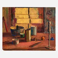 Ron Graff, Untitled (Still Life), 1977, Oil on paper