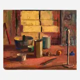 Ron Graff, Untitled (Still Life), 1977, Oil on paper
