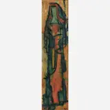 Adolf Gerhard, Figur Orange, circa 1960s, Oil on canvas