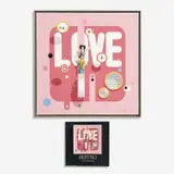 Philippe Bertho, Tchegueso - Love 1, 2008, Serigraph on canvas