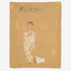 Nicholas Africano, Gnossienne, 1991, Serigraph