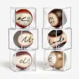 Marcelo Eli Sarmiento, Heroes Get Remembered But Legends Never Die, 2016 Six baseballs in, acrylic