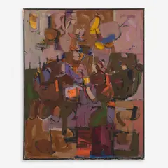 Larry Bakke, Untitled, 1957, Oil on canvas