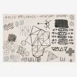 Marcelo Eli Sarmiento, Focus Influence Important Power, 2015, Pastel, charcoal