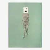 Nicholas Africano, Flesh Armor, 1986, Color lithograph