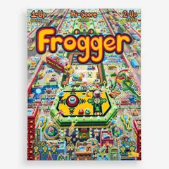 Frogger by Ian Young, 2014, Acrylic on canvas, offered Jul 2023