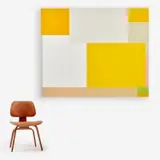 Theme to the West #21 (Sunstruck) by Nick Vaccaro, 1989, Acrylic on canvas, offered Jul 2023