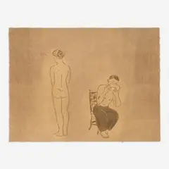 Nicholas Africano, Untitled, 1993, Color woodblock print on paper