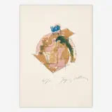 Jacques Villon, Japon, 1965, Color lithograph