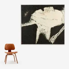 Exchange by Nick Vaccaro, 1966, Oil on canvas, offered Feb 2023