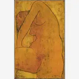 Ángel Botello, Desnudo (RII), Color linocut