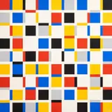 Nick Vaccaro, Squares and Bars, 1969, Acrylic on canvas