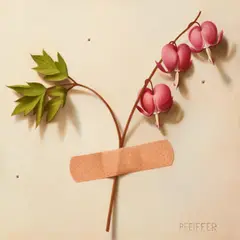 Jacob Pfeiffer, Bleeding Heart II, 2017, Oil on board